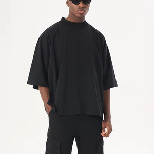 เสื้อยืดโอเวอร์ไซส์ทรงบ็อกซี่ คอโอ ผ้าคอตตอน 100% คุณภาพสูง ไม่มีตะเข็บ ถักทออย่างดี หนา 300 กรัม ยี่ห้อ <span class=keywords><strong>ESAN</strong></span> ทรงครอป สไตล์สตรีทแวร์ ผู้ชาย - Product Image 6