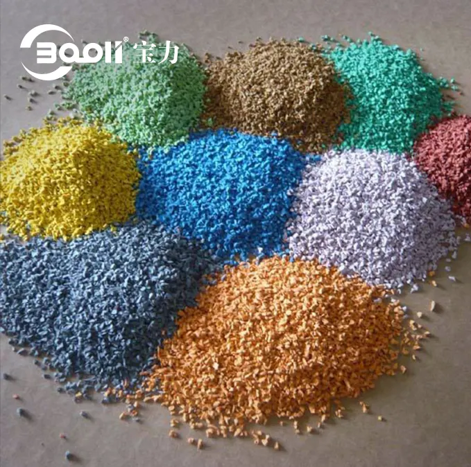 Vente directe d'usine granules de caoutchouc EPDM colorés colorés poudre de pigment importée