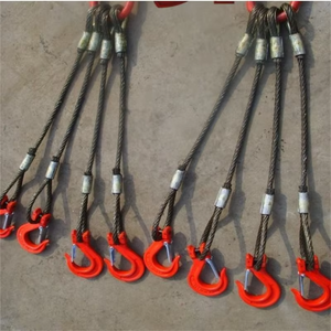 Ensemble complet <span class=keywords><strong>de</strong></span> sangles <span class=keywords><strong>de</strong></span> <span class=keywords><strong>levage</strong></span> robustes à 4 brins avec crochets réglables pour le <span class=keywords><strong>levage</strong></span> d'objets lourds - Product Image 5
