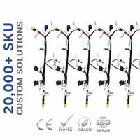 Arnés de Cableado de Distribución de Energía Multibranco Personalizado para Gabinetes de Centros de Datos, PTFE para Rack de Servidores GPU, PDU, UPS, Router, Switch