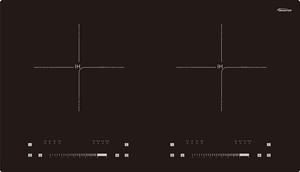 Vidrio cerámico 2 quemadores incorporados 2200W * 2 Uso doméstico Cocina de Inducción aparato de cocina y estufa de inducción China OEM/ODM - Product Image 2