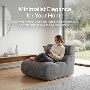 Compressed Reclining L-Shaped Corner <strong>Sofa</strong> Chair Full Sponge Filling Lazy Cloud <strong>Couch</strong> Chair Space Saving <strong>Sofa</strong> <strong>Set</strong> for Living Room - Product Image 4