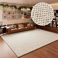 Tapis antidérapant à texture de bambou moderne, tapis de sol pas cher pour salon, chambre à coucher, décoration intérieure