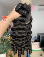 Extensions de cheveux humains bruts non traités, boucles bohèmes, cheveux à tresser, cheveux indiens vierges en vrac, ondulations profondes, boucles birmanes, boucles indiennes brutes