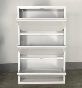 Gabinete <span class=keywords><strong>de</strong></span> zapatos <span class=keywords><strong>de</strong></span> metal <span class=keywords><strong>de</strong></span> estilo moderno Gabinete <span class=keywords><strong>de</strong></span> estante <span class=keywords><strong>de</strong></span> zapatos <span class=keywords><strong>de</strong></span> 4 capas para el hogar Gabinete moderno <span class=keywords><strong>de</strong></span> zapatos - Product Image 6