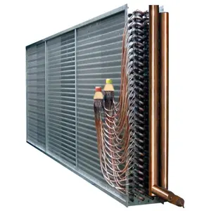 Sistema resfriador de ar, sistema de resfriamento de bobina condensador de cobre sistema de troca de calor de água fria