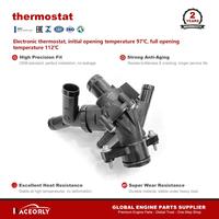 Termostato Eléctrico RACEORLY A2702000615 A2702000415 112 ° C para Mercedes-Benz M270.910 M270.920 1.6T 2.0T