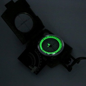Boussole multifonctionnelle pour la randonnée, boussole à lentilles en métal étanche et de haute précision avec <span class=keywords><strong>clinomètre</strong></span> pour la randonnée - Product Image 4