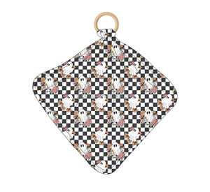 Couette en bambou super douce personnalisée avec logo privé personnalisé pour cadeau de nouveau-né Baby Lovey en bambou - Product Image 5