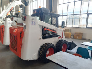 Kleine Gebruikte Wiel/Crawler Laders Mini Skid Sters Laders Front End Laders Skid Stuur Bijlagen - Product Image 3