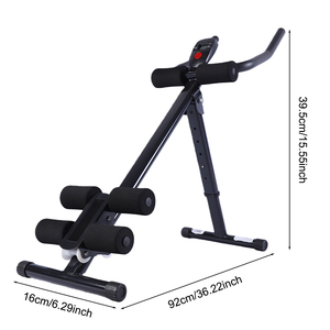 Máquina de Ejercicios Abdominales de Alta Resistencia con Pantalla LCD y 5 Niveles de Altura Ajustable para Uso Doméstico - Product Image 5