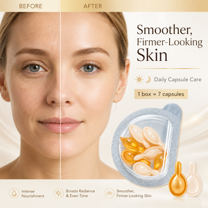 เซรั่มบำรุงผิวหน้า OEM ODM ลดเลือนริ้วรอย แคปซูลปรับสีผิวให้สม่ำเสมอ กระชับผิว ชุ่มชื้น เรียบเนียน ผิวเปล่งประกาย <span class=keywords><strong>7</strong></span> แคปซูล - Product Image 4