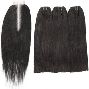 <span class=keywords><strong>Extensiones</strong></span> <span class=keywords><strong>de</strong></span> <span class=keywords><strong>Cabello</strong></span> Humano Virgen Vietnamita en Oferta, Tejido Natural Liso, Doble Trama a Máquina - Product Image 4