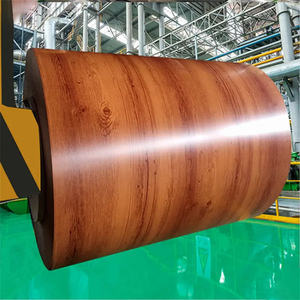 Bester Preis 3d Holzkorn Ppgi Verzinkte Spule Vor lackierte verzinkte Stahl produkte Farb beschichtetes Zink Wellblech dach - Product Image 2