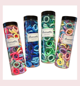 Offerta Speciale Elastici per Capelli da Ragazza, Anelli per Coda di Cavallo, Non Danneggiano i Capelli, Piccoli Elastici Colorati, Anelli in Spugna, Elastici ad Alta Elasticità - Product Image 6
