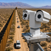 Cámara PTZ EO IR de Largo Alcance para Verificación de Objetivos en Desiertos, con Zoom Alto y Visión Térmica Visible