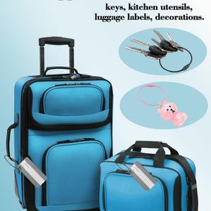 YIWANG Color Coated Screw Lock Stainless Steel Wire Cable Rope Keychain Keyring - Product Image 5