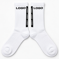 Chaussettes de sport personnalisées haut de gamme, anti-humidité, à faible MOQ, OEM/ODM, confortables pour la course, le fitness et l'entraînement