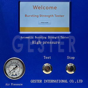 जेस्टर GT-N29C उच्च दबाव स्वचालित विस्फोट ताकत परीक्षक पैकेजिंग परीक्षण उपकरण 1 वर्ष की वारंटी 150-5600kpa रेंज - Product Image 4