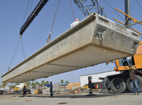 Plataforma de pontones de hormigón flotante Marina Bloque de muelle de hormigón modular Durable y fuerte