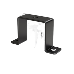 Khung thép hình chữ <span class=keywords><strong>U</strong></span> | kẹp ống vuông với sơn tĩnh điện mà<span class=keywords><strong>u</strong></span> đen | sàn gỗ hàng rào bài Tie - Product Image 1