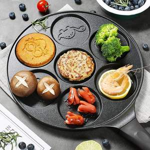 Tùy Chỉnh Phim Hoạt Hình Động Vật Mô Hình Không Dính Ăn Sáng Kim Loại Die-Cast Nhôm Bánh Pancake Waffle Bánh Crepe Tráng Miệng Fry Pan - Product Image 3