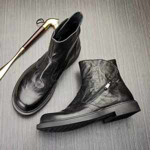 Dernier modèle de chaussures en toile respirantes décontractées et habillées pour hommes, style britannique, idéales pour les mariages d'automne - Product Image 6