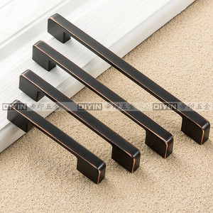 Furniture Handle And <b>Knob</b> Zinc Alloy Minimalist Drawer Cabinet Door Bar Shape Durable Solid And Hollow Die Casting - Product Image 2