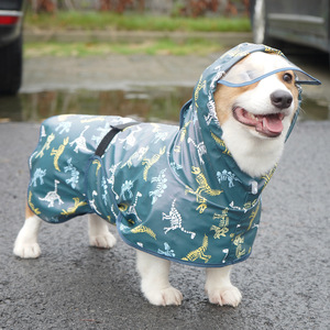 Impermeable para mascotas con capucha, impermeable para perros pequeños y medianos, ropa para mascotas para las cuatro estaciones - Product Image 3