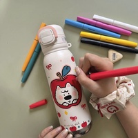 Botella Infantil Ecológica de Acero Inoxidable, Termo Personalizable con Caja de Regalo Creativa