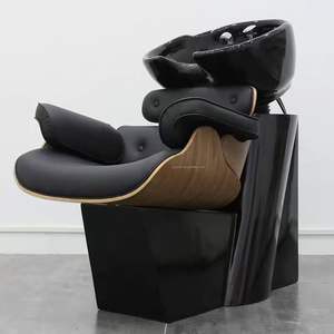 Lavacabezas de peluquería con asiento, lavacabezas de peluquería reclinable, lavacabezas compacto de altura reducida, lavacabezas con calentador de agua - Product Image 6