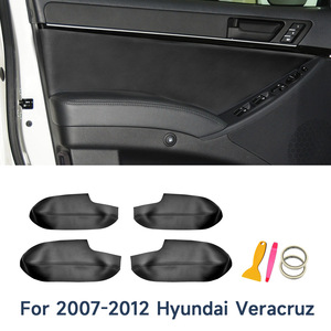 Cubierta de Reposabrazos para Puerta de Hyundai Veracruz, Cuero de Microfibra Auténtica, Delantero 06-15, Caja de Almacenamiento - Product Image 3