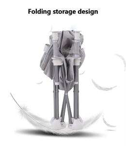 स्टॉक आउटडोर फोल्डिंग बेबी सीट पिकनिक समुद्र तट पर बच्चों की कुर्सी सनशेड और डाइनिंग ट्रे के साथ - Product Image 3