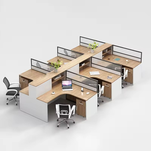 Estaciones de <span class=keywords><strong>Trabajo</strong></span> de Oficina Personalizadas de Alta Calidad para <span class=keywords><strong>Call</strong></span> <span class=keywords><strong>Center</strong></span>, Escritorios para Empleados, Muebles de Oficina para 2/3/4/6 Personas - Product Image 4