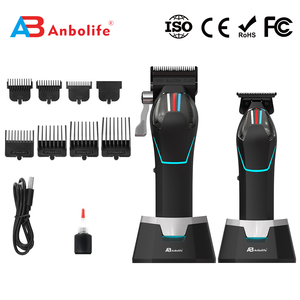 ANBOLIFE – <span class=keywords><strong>Tondeuse</strong></span> et <span class=keywords><strong>tondeuse</strong></span> à barbe professionnelle rechargeable à batterie amovible, vente en gros, directement de l'usine - Product Image 1