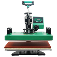 Presse à Chaud Combinée Mecolour 8-en-1 Pivotante 29*38 avec Imprimante d'Étiquettes pour Casquettes, Chapeaux, T-shirts et Tasses