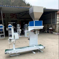 Machine de remplissage, de scellage et d'emballage automatique haute efficacité pour poudre de maïs, farine de blé, extrait de soja, sachets en plastique et en papier