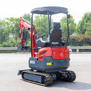 Miniexcavadora pequeña sobre orugas HT18 de 1,8 toneladas de alta calidad con motor de alta eficiencia para inspección de informes y vídeos - Product Image 3