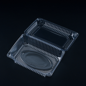 Cấp thực phẩm trái cây rau xà lách bao bì <span class=keywords><strong>container</strong></span> rõ ràng vỉ Pet vỏ sò - Product Image 3