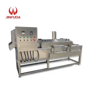 Top Quality Continuous Conveyor Fried Rice Potato French Fries Chicken Automated Deep Fryer Machine