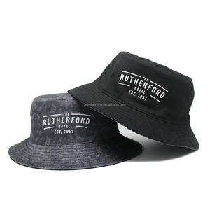 <b>Reversible</b> Custom Waterproof Sun Protection Unisex Fashionable <b>Bucket</b> <b>Hat</b> with Embroidery Logo Outdoors For Daily Use - Product Image 3
