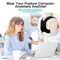 Logo personnalisé en gros Correction de la posture Lisseur dorsal réglable soutien du haut du dos orthèse correcteur de Posture