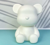 Lot de figurines Fluid Bear en vinyle, faites à la main, pour application de peinture DIY, fournitures pour vendeurs de rue - Violent Bear Noël Halloween