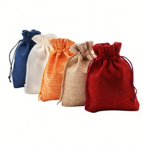 Bolsas de Regalo Pequeñas de Lino Ecológicas para Joyería, Ideales para Bodas, Fiestas, San Valentín, para Hombres y Mujeres - Product Image 1
