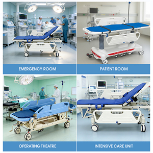 Camilla Hidráulica de Lujo de Alta Calidad para Pacientes, Carro de Emergencia ABS, Camilla de Ambulancia para Hospital - Product Image 4