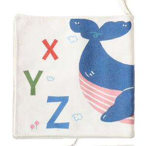 Libro de Tela para Bebés Comeon Baby Touch, para Envolver en la Cuna, en Blanco y Negro, con Formas Geométricas Suaves, Juguete para el Tiempo Boca Abajo, de 3 a 6 Meses - Product Image 3