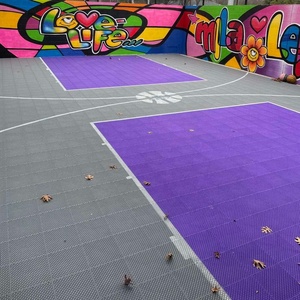 <span class=keywords><strong>Terrain</strong></span> <span class=keywords><strong>de</strong></span> <span class=keywords><strong>basket</strong></span>-ball extérieur portable <span class=keywords><strong>3x3</strong></span> en PP à emboîtement, prix bas, usine Wanhe - Product Image 5