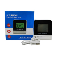 Alarm Co2 Co2 Meter, alat pendeteksi Gas CO2 portabel layar TFT 2.8 inci digital baterai Lithium bawaan