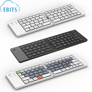 Per 5.0 <span class=keywords><strong>tastiera</strong></span> Ultra sottile Wireless Full-Size doppia piegata supporta/Linux/iOS/Android compatibile IBM New - Product Image 4