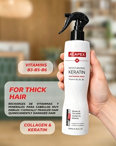 Spray réparateur au miel Alapex Professional pour <span class=keywords><strong>cheveux</strong></span> africains, anti-casse, démêle, hydrate, après-shampoing sans rinçage pour <span class=keywords><strong>cheveux</strong></span> bouclés - Product Image 6